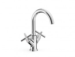 MEZCLADOR BIMANDO LAVABO MONTBLANC TRES GRIFERIA